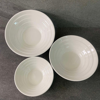 Stripe Salad Bowl