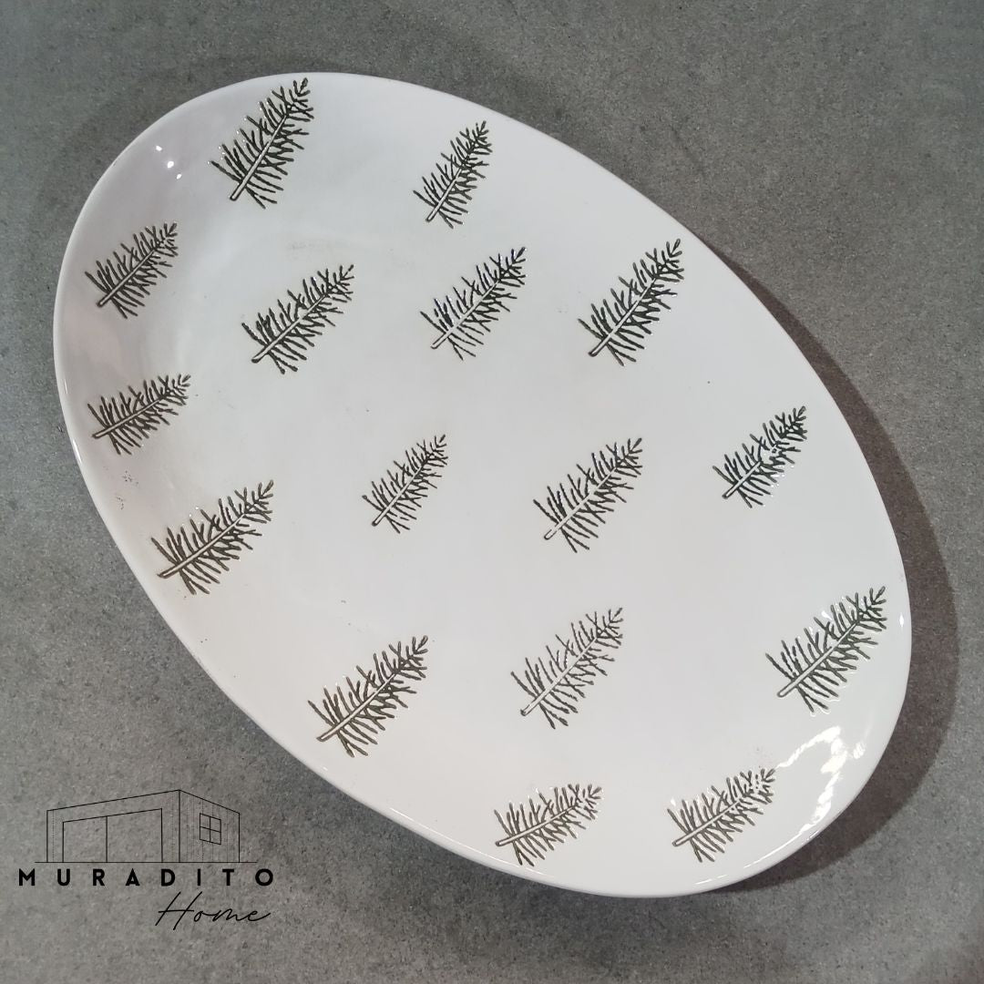 MURADITOHOME Green Embossed Christmas Collection