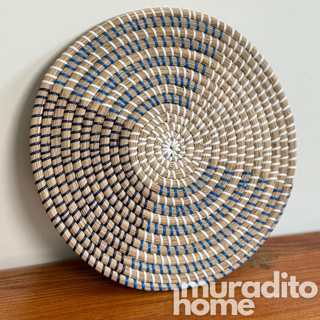 MURADITOHOME Diego, Darna & Carlo Seagrass Placemat 13 inches