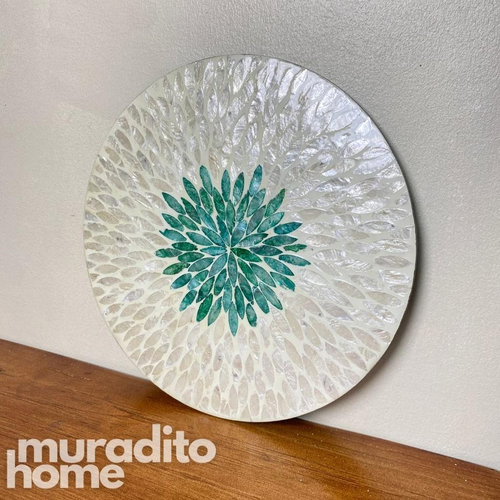 MURADITOHOME Tala Mother Of Pearl Placemat 13"