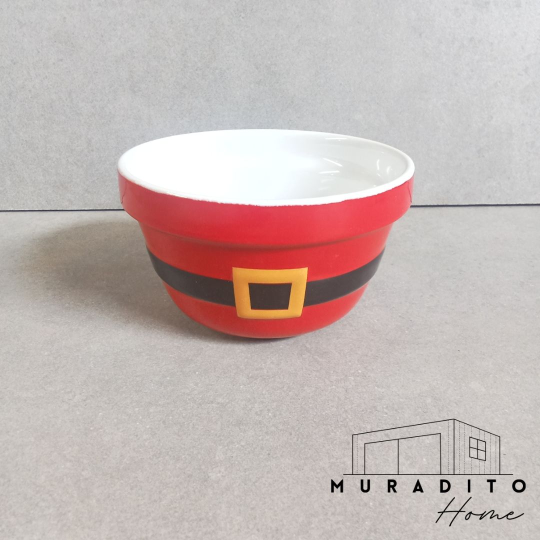 MURADITOHOME Christmas Santa Serving Bowl