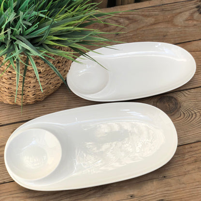 Ceramic Oval Shape Sushi Plate