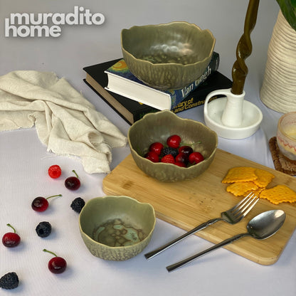 MURADITOHOME Lustra Porcelain Bowl Collection