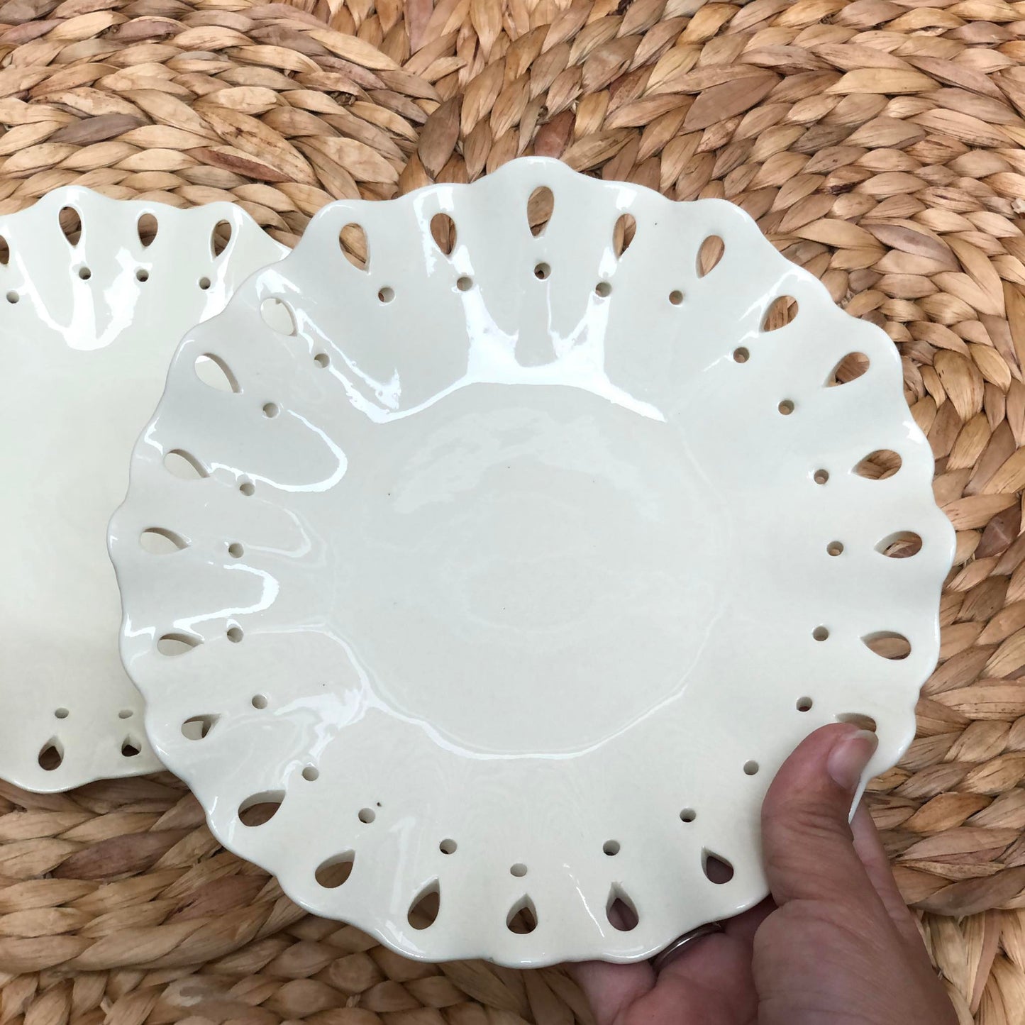Ines Ceramic Salad Plate 7.5 inch