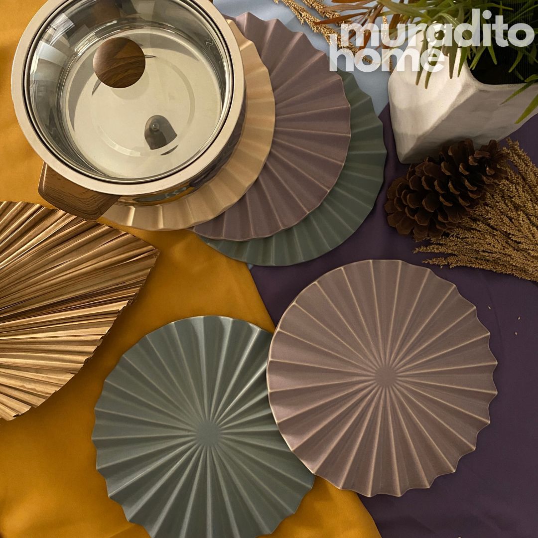 MURADITOHOME Pleat Trivet Ceramic Collection