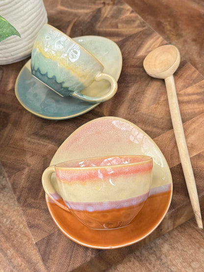 Muraditohome Gina Ceramic Cup & Sauce Set  300 ml