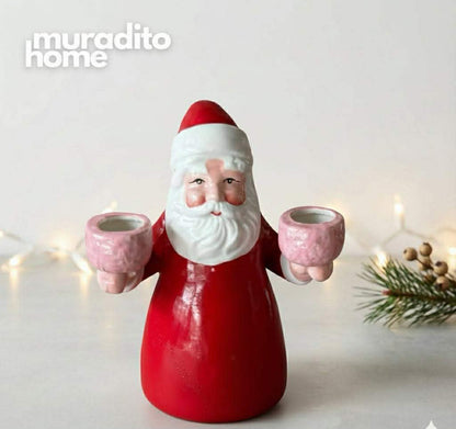 MURADITOHOME Premium Christmas Rice Santa Kandelara Collection