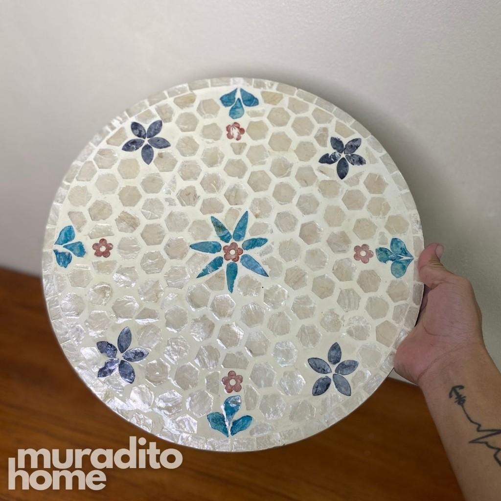 MURADITOHOME Magiting Mother of Pearl Placemat 13"
