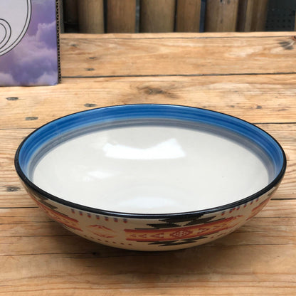Moola 12 Pcs Set Stoneware(4pcs Dinner 10.5inch,Salad 7.5inch & Bowl 7x2.5inch)