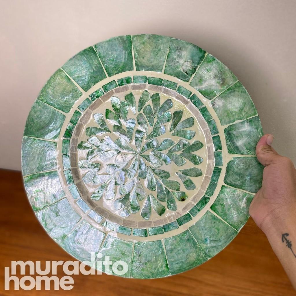 MURADITOHOME Tadhana Mother of Pearl Placemat 13"
