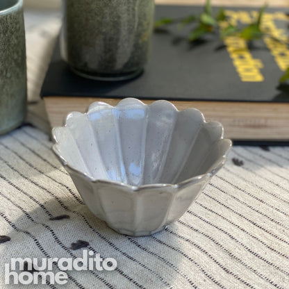 MURADITOHOME Marguerite Ceramic Bowl 3.25x1.5 inches