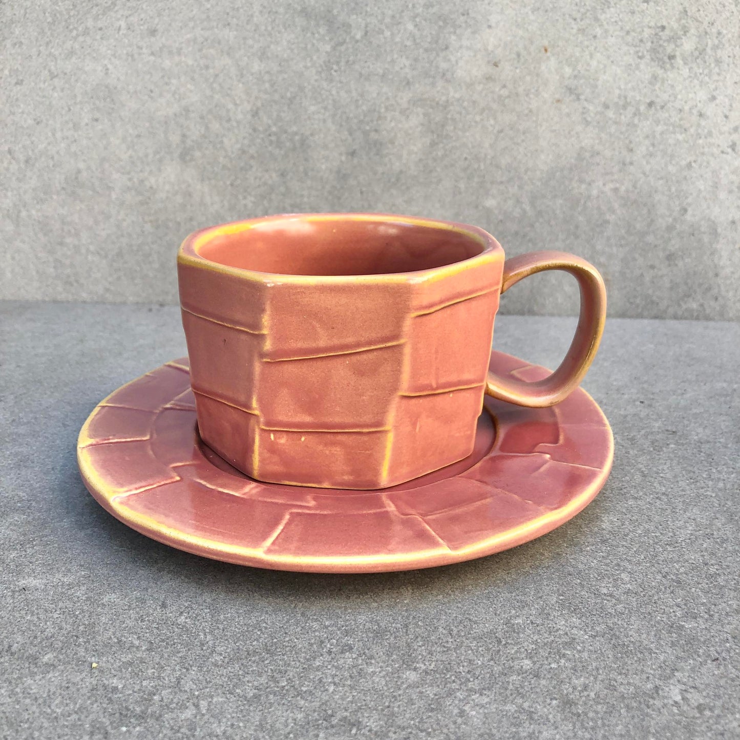 Garnet Ceramic Cup and Saucer 300 ml