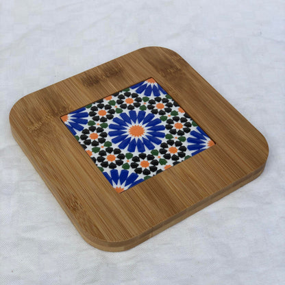 Moroccan Cheese Board Square 7 x 7 inch