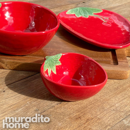 MURADITOHOME Strawberry Ceramic Collection