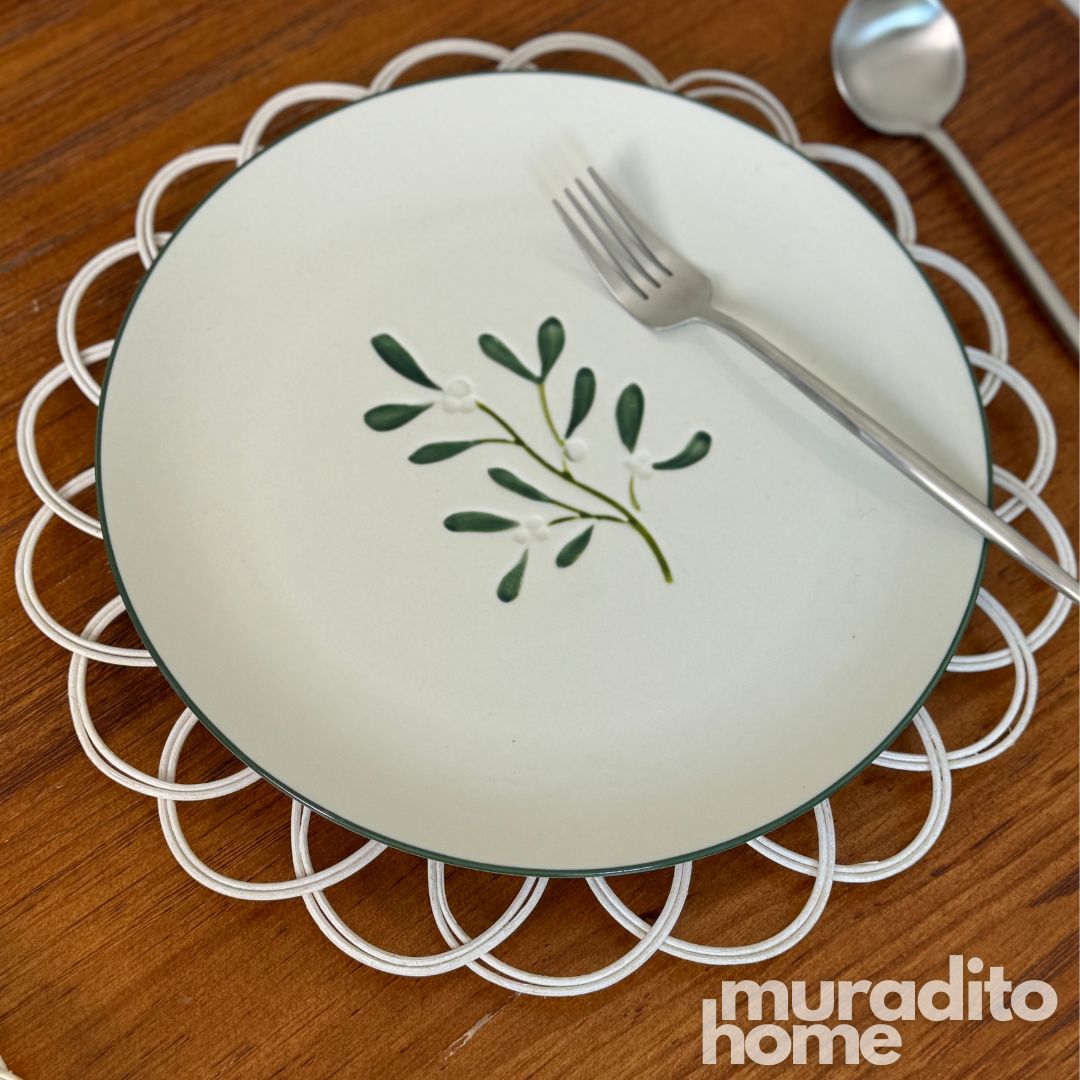 MURADITOHOME Ethan Local Rattan Placemats 13 inches Native
