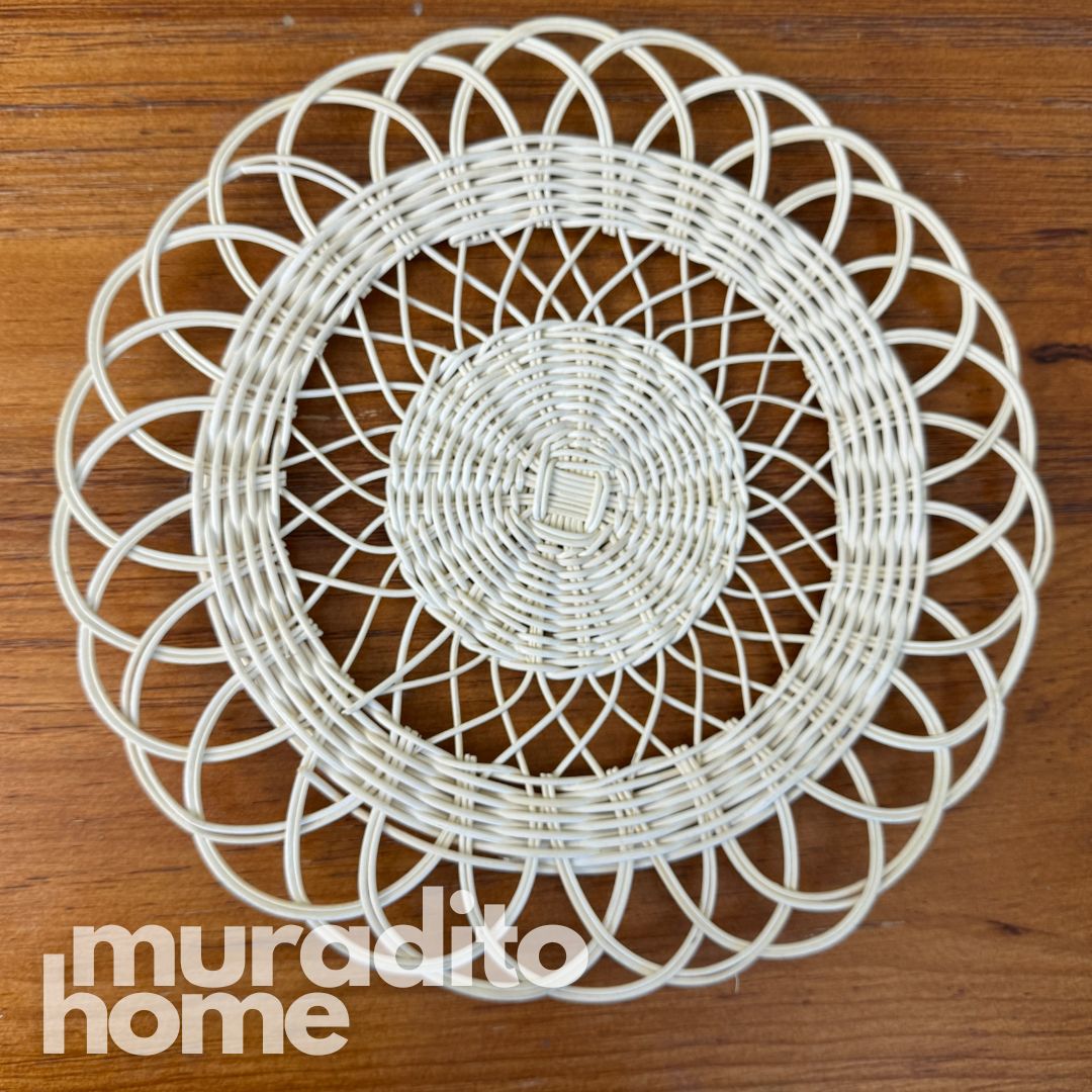 MURADITOHOME Daniel Local Rattan Placemats 13 inches Native