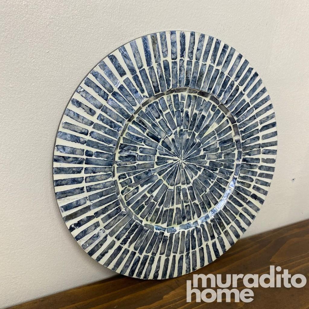 MURADITOHOME Dolores Mother of Pearl Placemat 13"