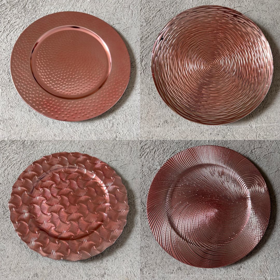 Charger Plate 13inch PVC Plastic Premium Quality Batch 1