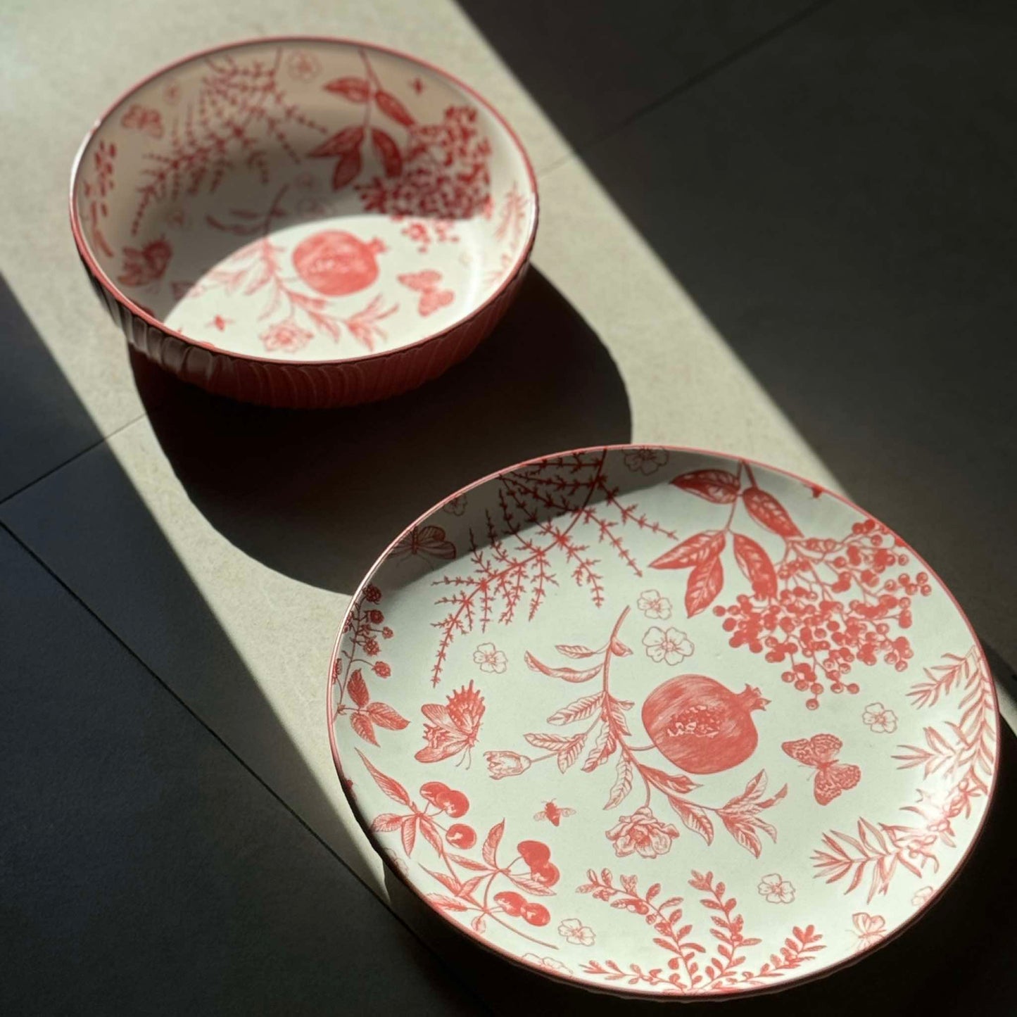 MURADITOHOME Plano Ceramic Plates