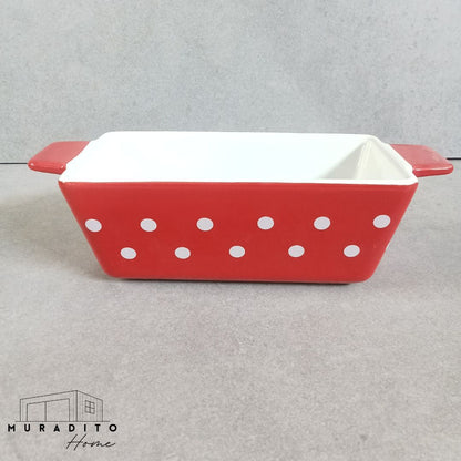 MURADITOHOME Christmas Serving Dish Bakeware 8x3.25x2.5 inch
