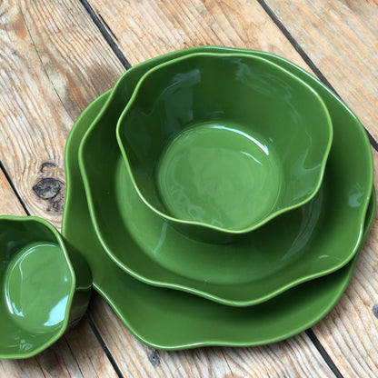 Lori Plate 10.75 Lori Plate 9x2 Lori Bowl 5.75x3.25 Lori Bowl 4x2