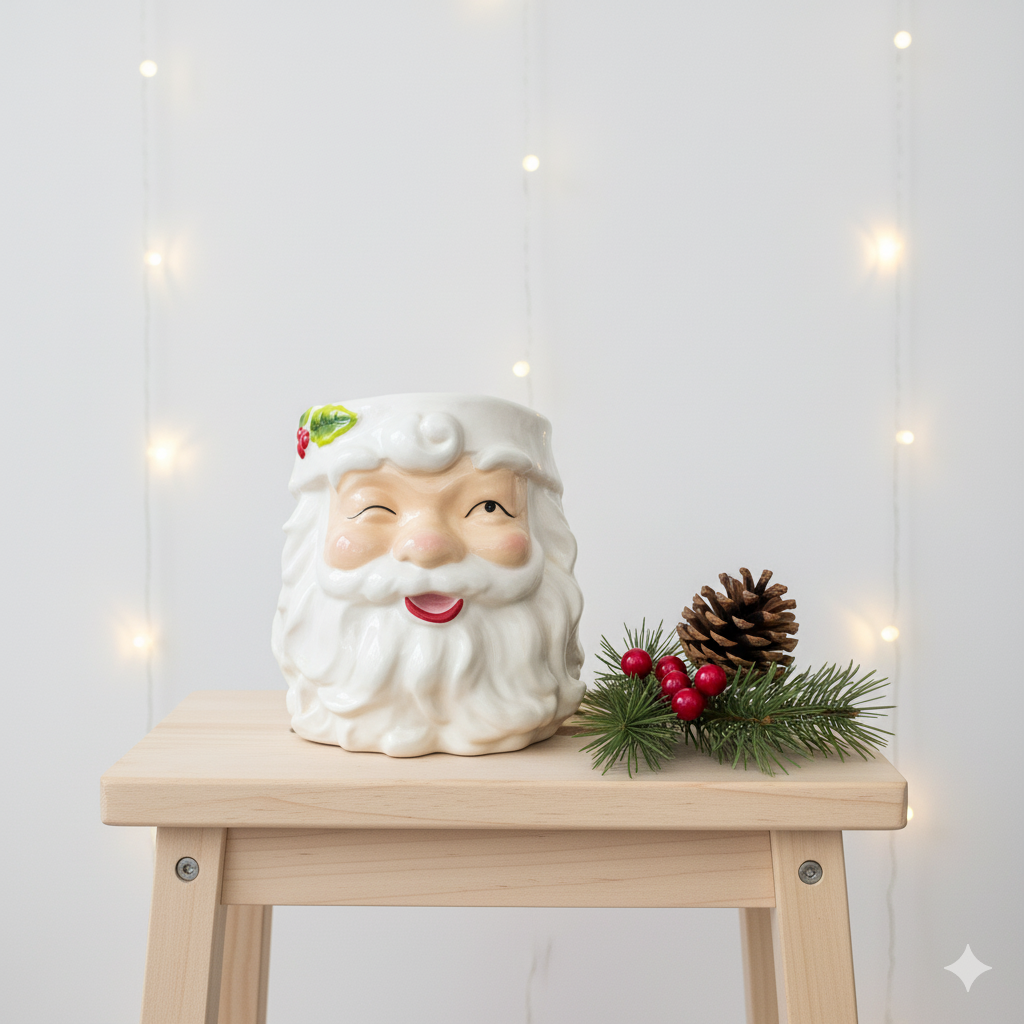 MURADITOHOME Premium Christmas Ceramic Jar and Pitcher