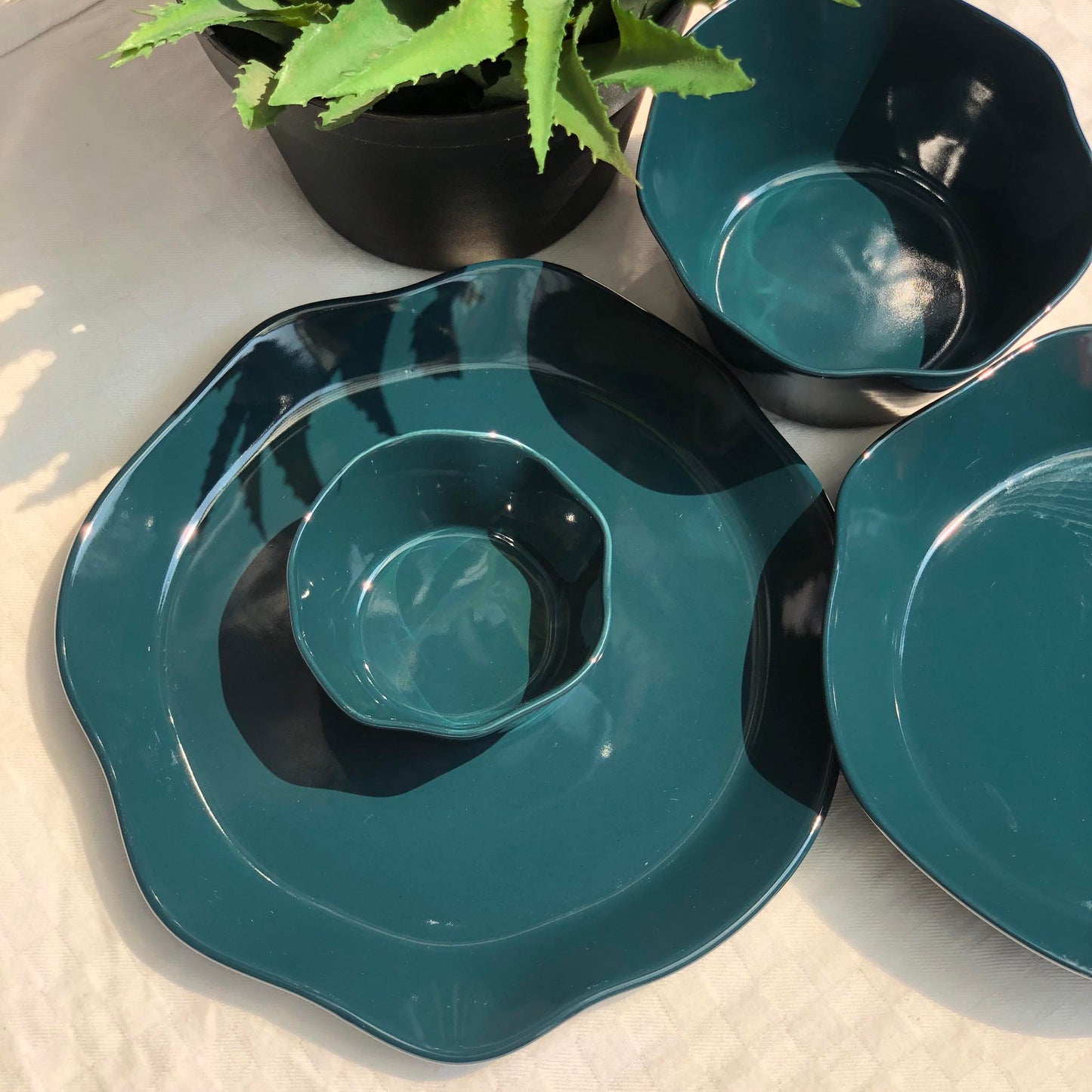 Lori Plate Blue 10.75 inch Lori Plate Blue 9x2 inch Lori Bowl Bowl 5.75x3.25 inch Lori Bowl 4x2 inch