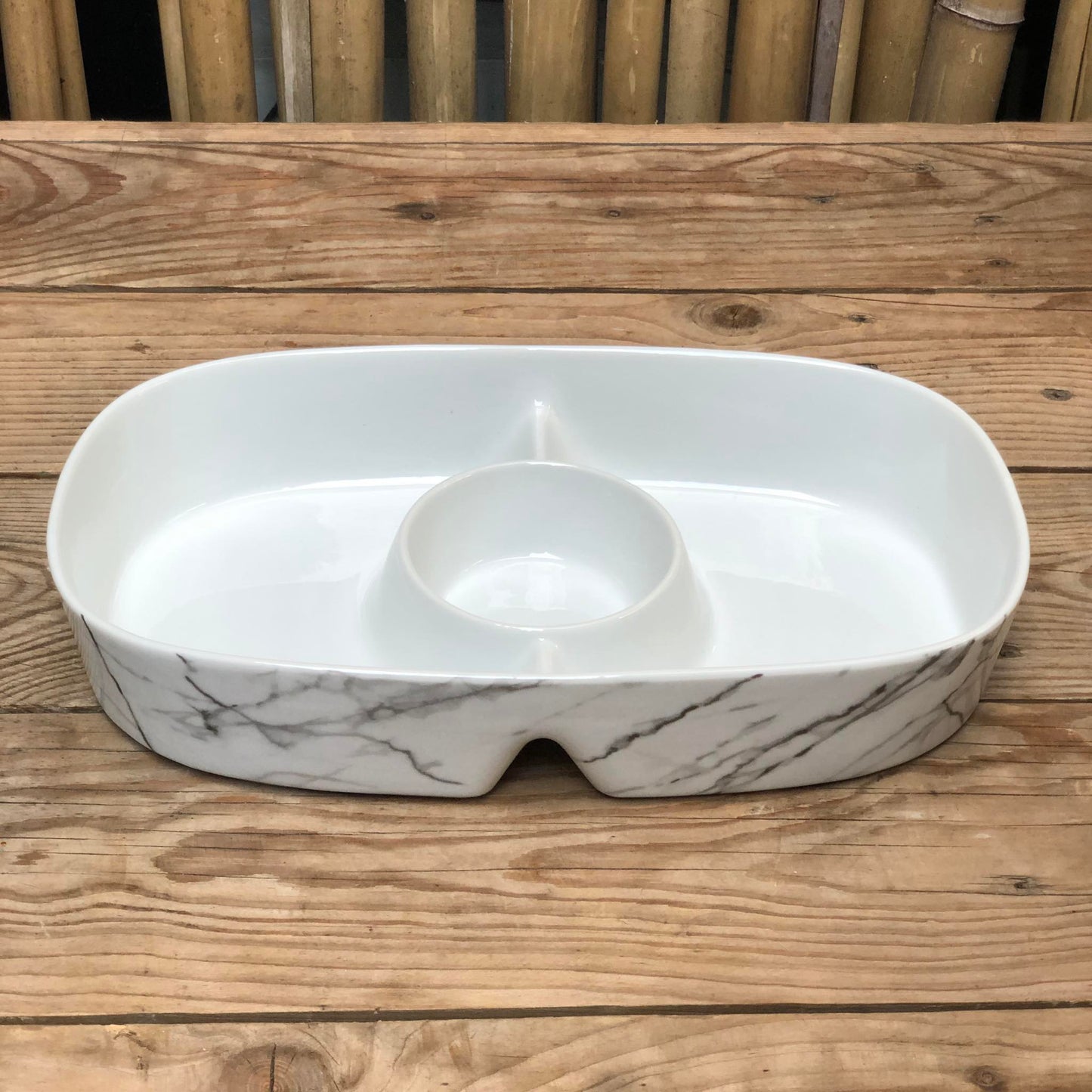 Oval Chip N Dip Marble 34x21x6.5 inch