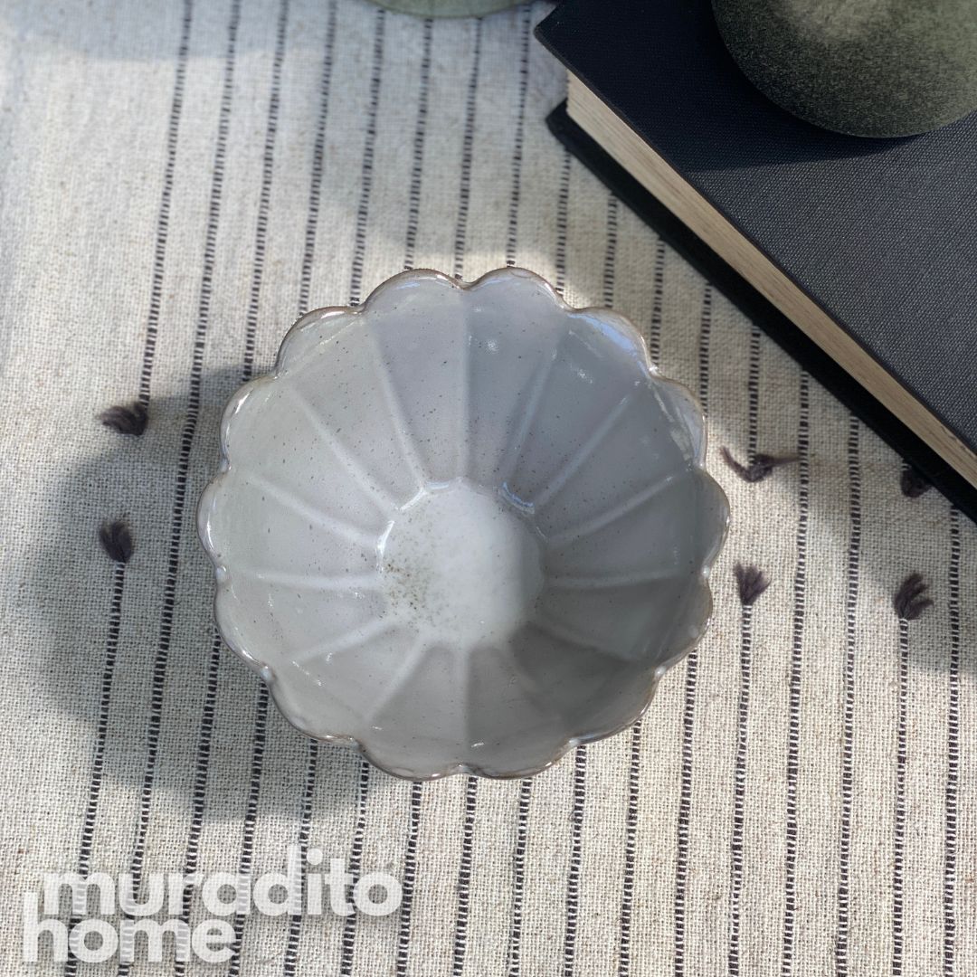 MURADITOHOME Marguerite Ceramic Bowl 3.25x1.5 inches