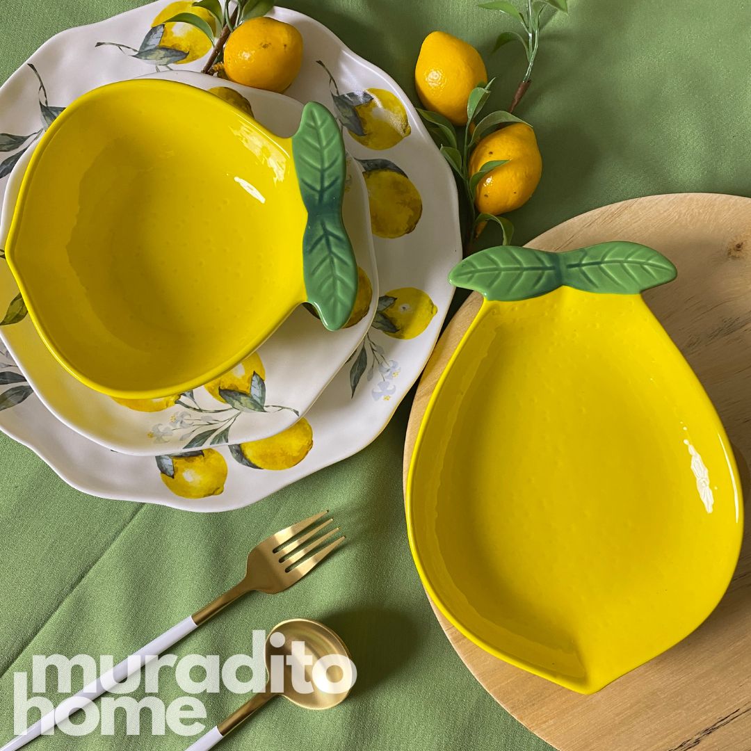 LEMON Ceramic Serving Bowl