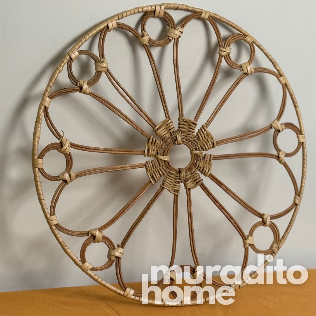 MURADITOHOME Sinag Local Rattan Placemats 14 inches Native