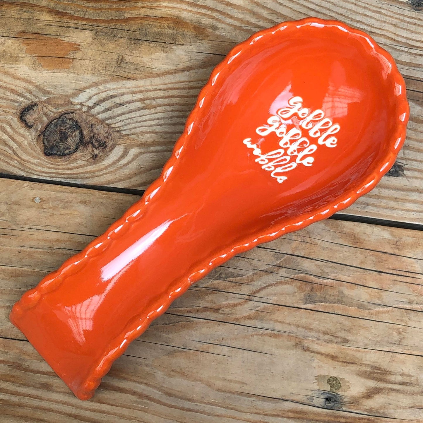 Ceramic Spoon Rest 8.5x4x1.5 inch