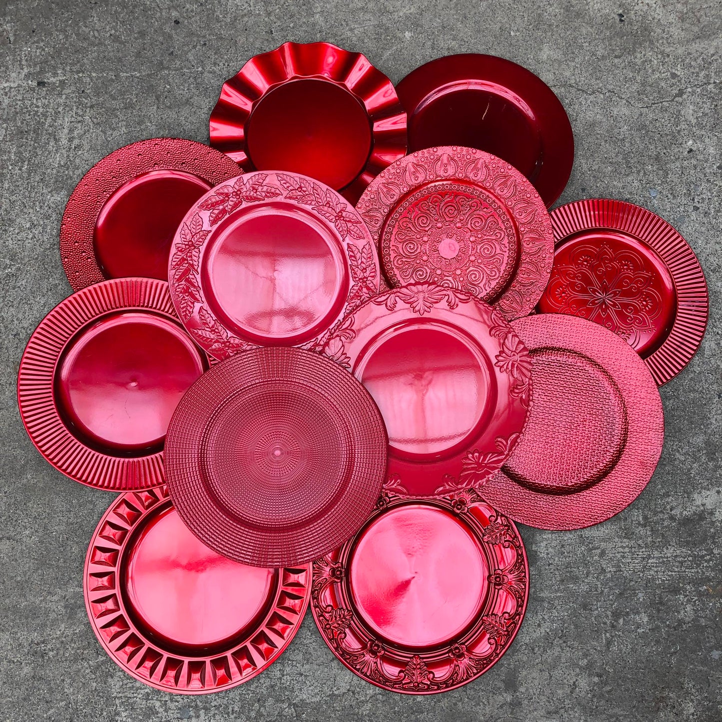 Charger Plate 13inch PVC Plastic Premium Quality Batch 2