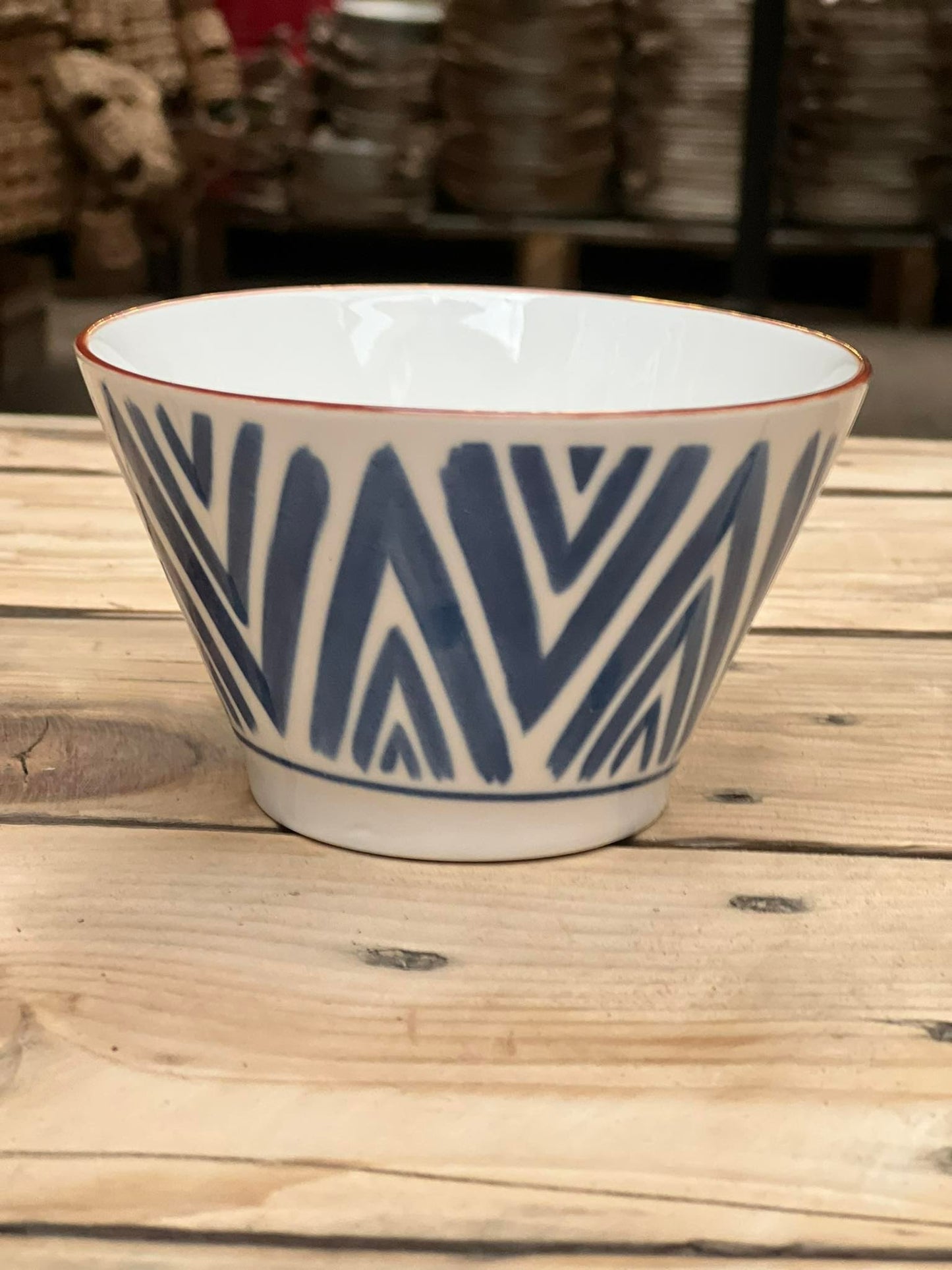 Blue Ceramic Bowl 5x3 inch