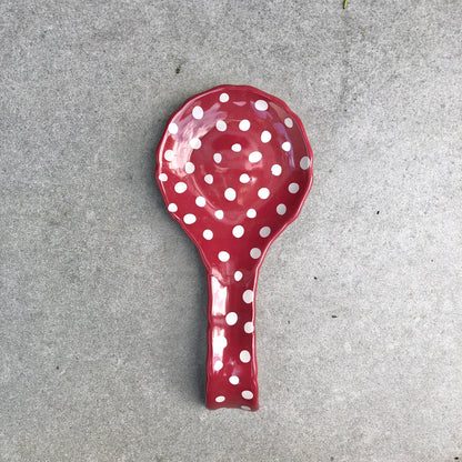MURADITOHOME Dallas & Dell Ceramic Spoon Rest 8.5x4 inch