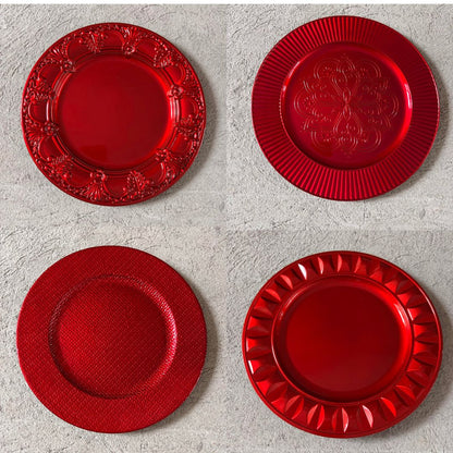 Charger Plate 13inch PVC Plastic Premium Quality Batch 1