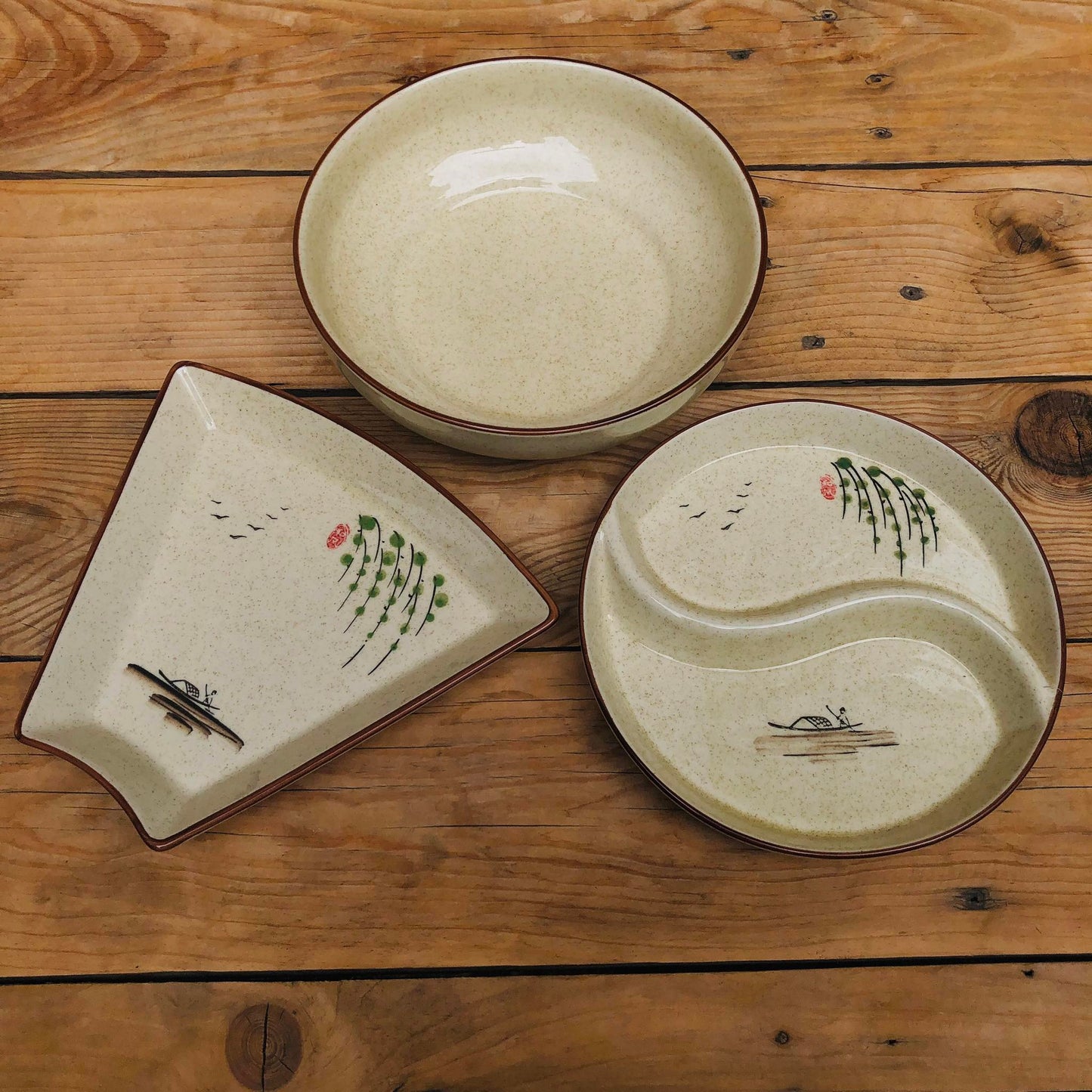 Jiro Japanese Ceramic Plate Collection