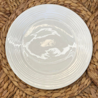 Max Plain White Ceramic Dinnerware Collection