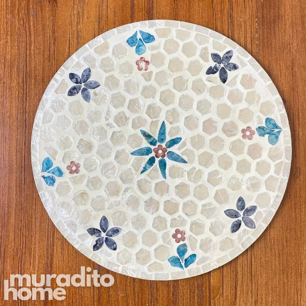 MURADITOHOME Magiting Mother of Pearl Placemat 13"