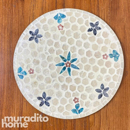 MURADITOHOME Magiting Mother of Pearl Placemat 13"