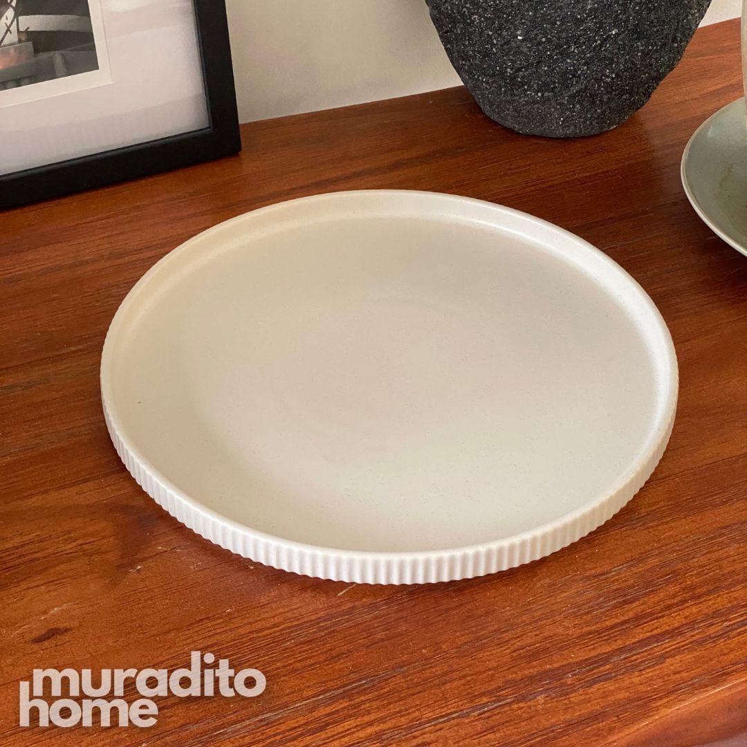 MURADITOHOME Enzu Ceramic  Serving Plate Collection