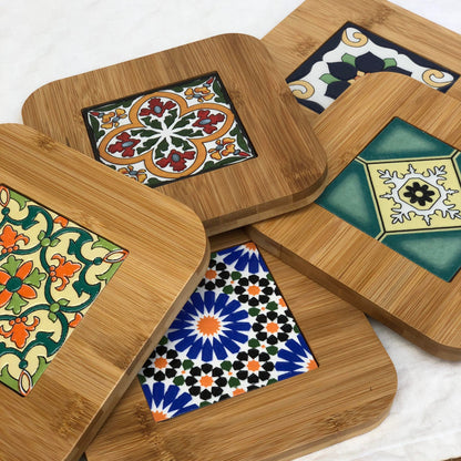 Moroccan Cheese Board Square 7 x 7 inch