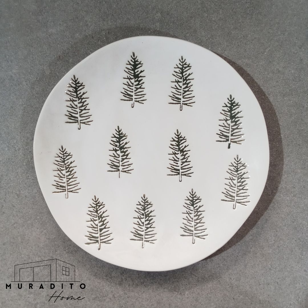 MURADITOHOME Green Embossed Christmas Collection