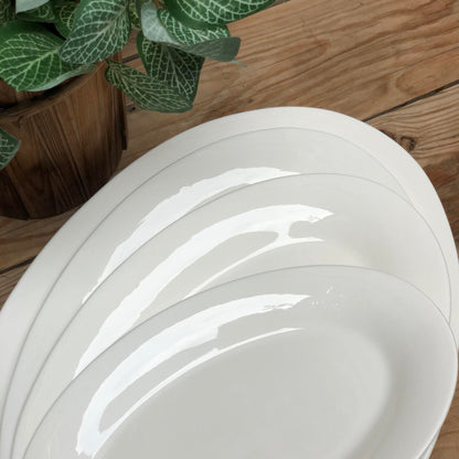 Oval Porcelain Serving Plate Collection