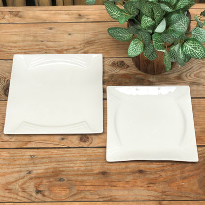 Embossed Porcelain Square Plate