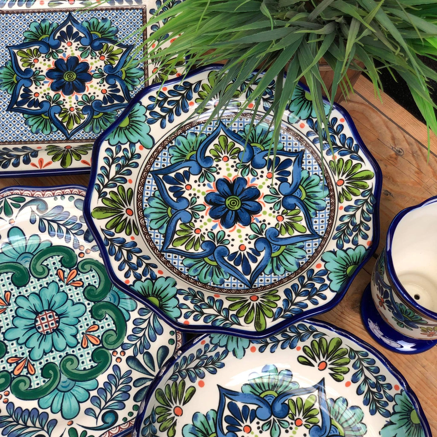 Chamonix & Marseille Ceramic Dinneware Plate