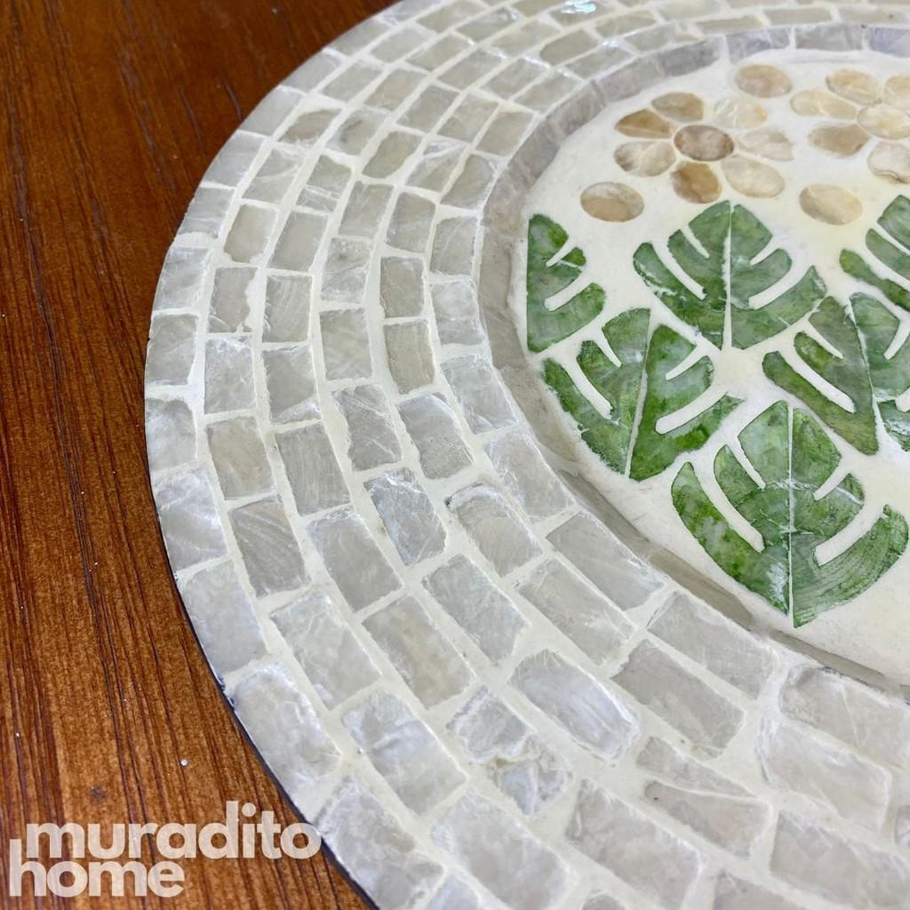 MURADITOHOME Alab Mother Of Pearl Placemat 13"