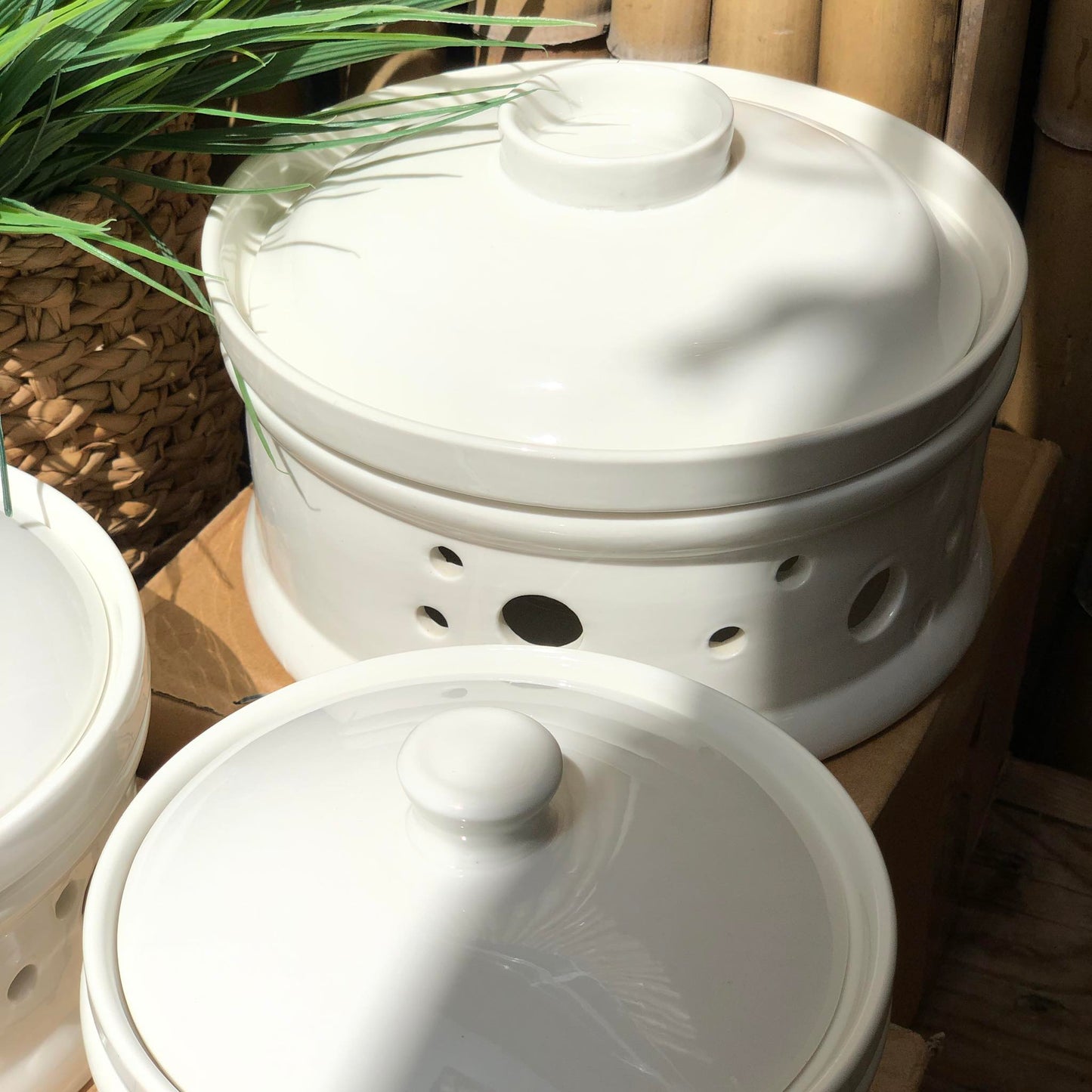Ceramic Stew Pot w/ Lid