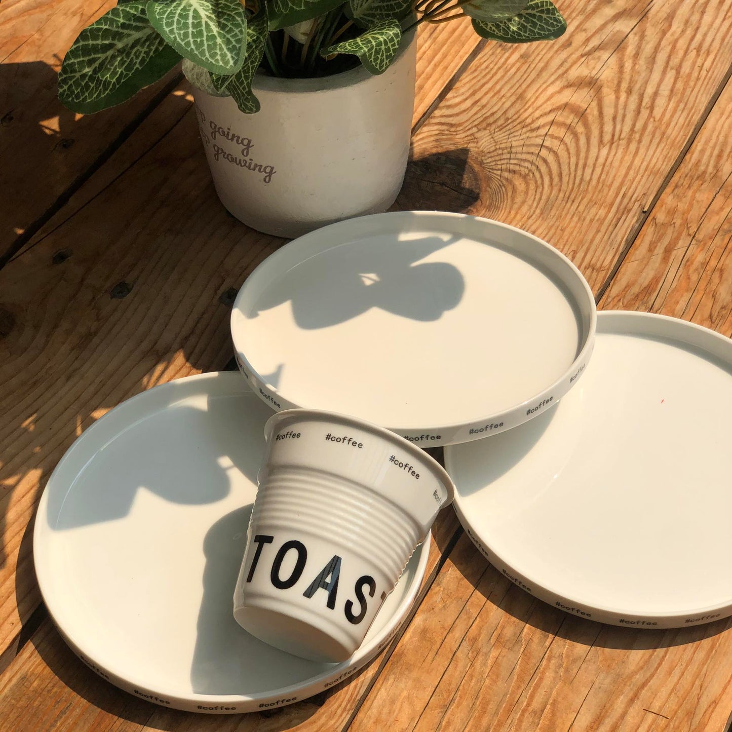 Toast Ceramic Cup Toast Ceramic Plate Collection