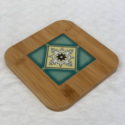 Moroccan Cheese Board Square 7 x 7 inch
